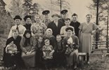 The Kazanins, Piankovs, Kryachko Volodya and Zoya and others. 1948-49. 