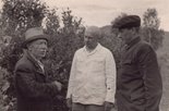 Rachkin D.S., Krinitskiy V.V., Saeta V.V. in Yailu orchards 