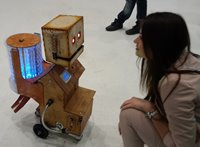 Проект «Зеленые роботы»  был представлен на фестивале робототехники в Сколково