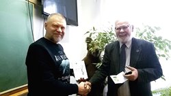 Малкову Николаю Петровичу вручена памятная медаль Алтайского заповедника