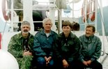 Участники юбилейной конференции на катере, 06.09.2002