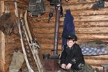 Юный смотритель музея патрульной группы Алтайского заповедника Василий Некипелов