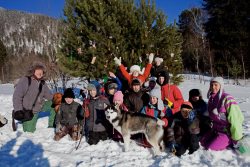 Новогодние подарки для заповедных птиц