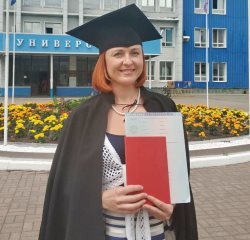 Поздравляем Татьяну Акимову с успешным окончанием магистратуры! 