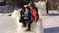 Ice city built in Bele cordon 