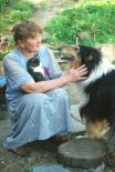Иринка_со_своими_любимцами_август_2003. Фото О. Митрофанов
