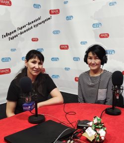 Сынару Трифанова в передаче «Эхо гор» на радио России Горно-Алтайск