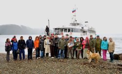 На теплоходе «Пионер Алтая» состоялся пресс-тур